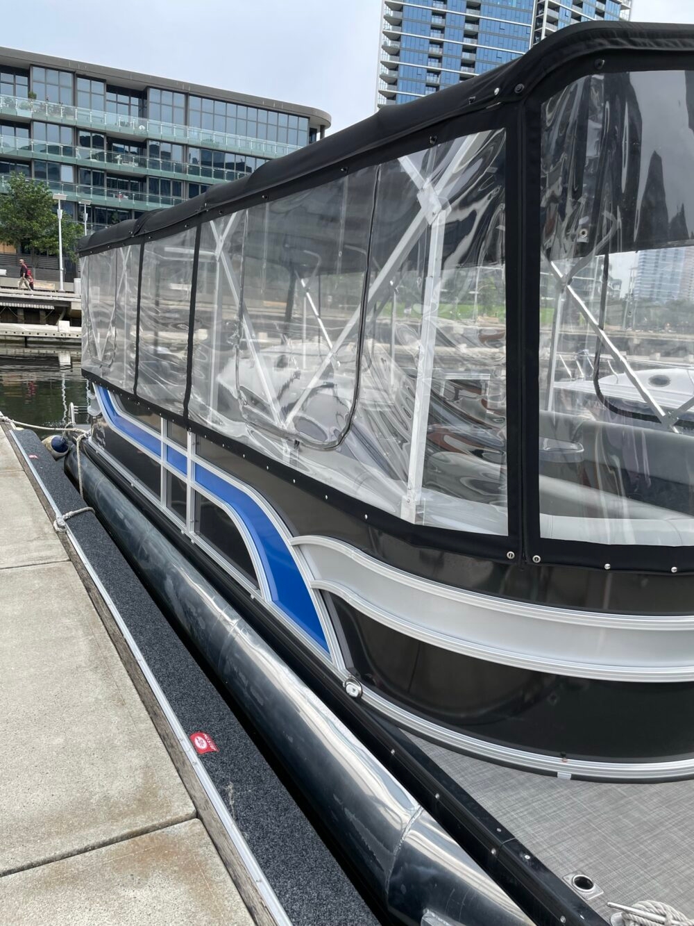 Runaway Bay Pontoon Boat. Tri hull.