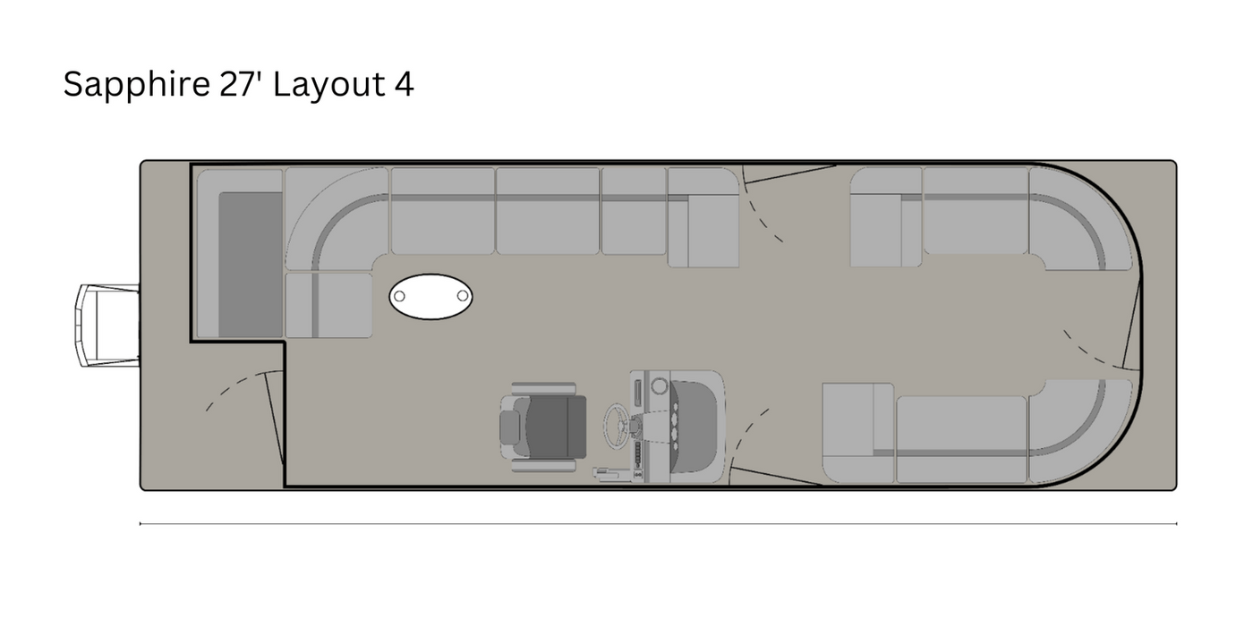 NexGen Saphire Sports Pontoon Boat