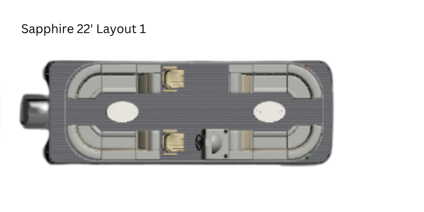 NexGen Saphire Sports Pontoon Boat