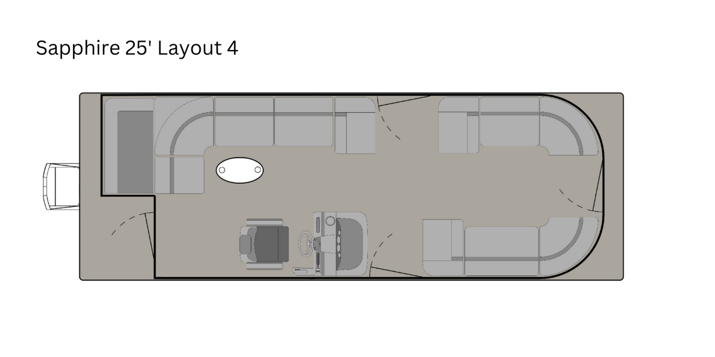 NexGen Saphire Sports Pontoon Boat